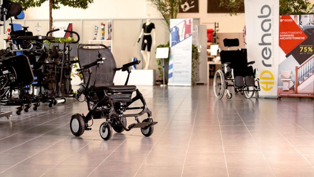 Carrozzine elettrica pieghevole in carbonio