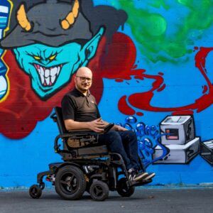 Karma Morgan Sling lifestyle carrozzina elettronica disabili a trazione centrale