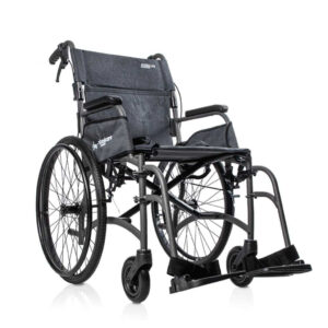 Carrozzina manuale leggera in alluminio Saby Lite – pieghevole e compatta