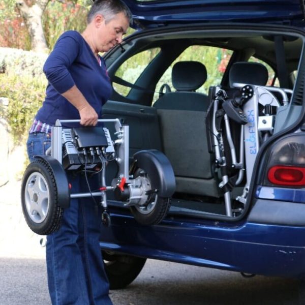 Eloflex D2 carrozzina elettronica pieghevole e smontabile