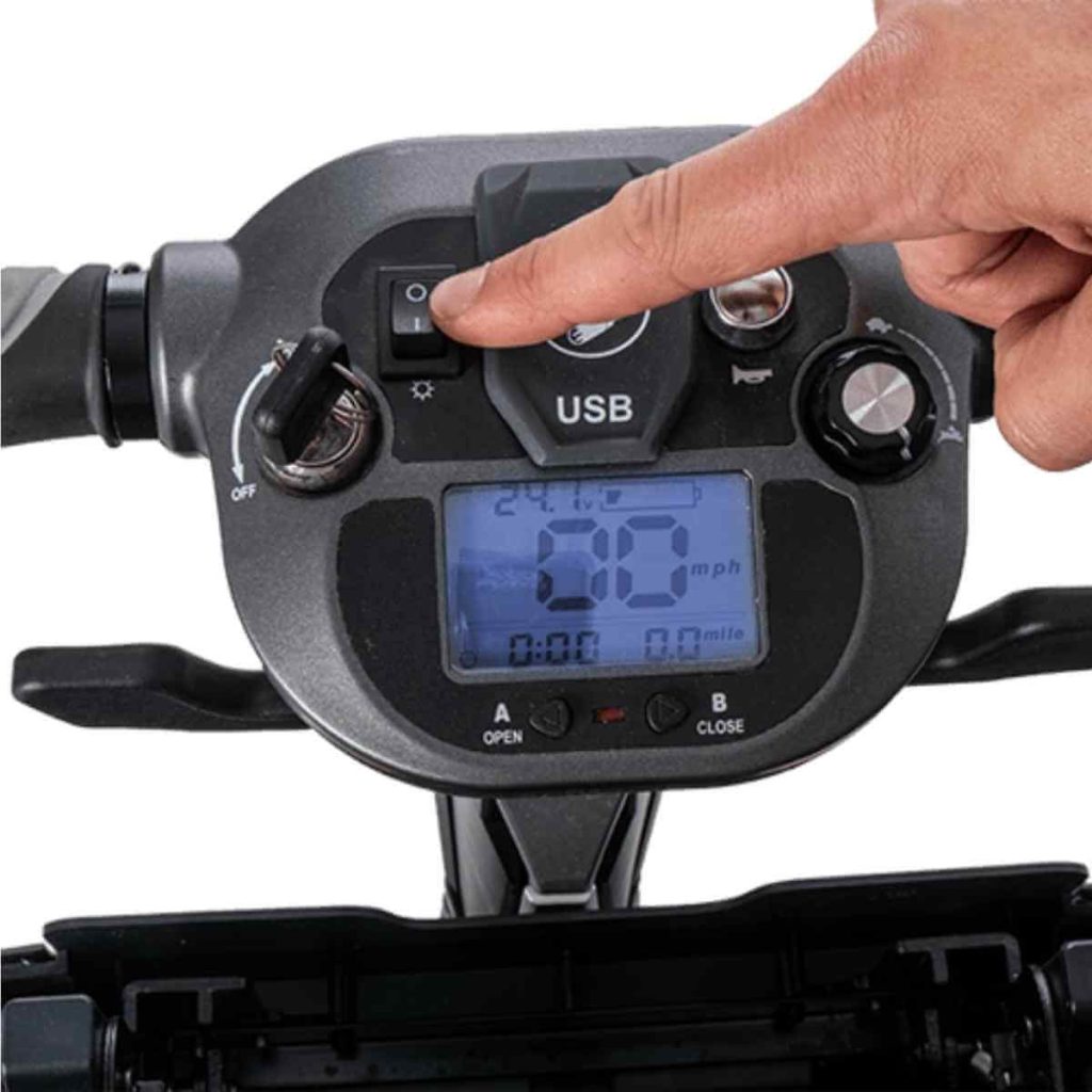 Lanzarote scooter pieghevole leggero (14)